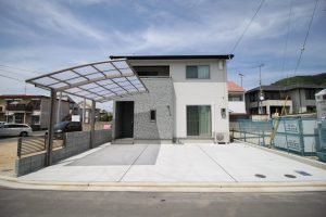 「本棚のある家」外観【施工事例】