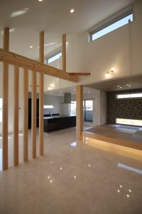 「オーダーアイランドキッチンの二世帯住宅」2F LDK【施工事例】