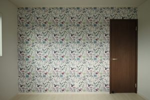 「白とダークブラウンの シンプルハウス」子供部屋【施工事例】