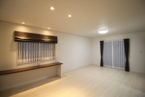 「本棚のある家」LDK【施工事例】