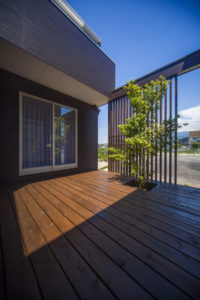 「ウッドデッキのある家」ウッドデッキ【施工事例】